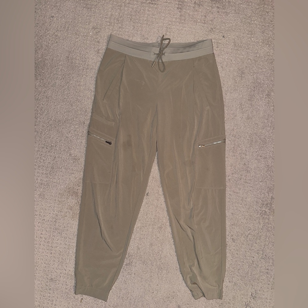 Athleta Olive Track Pants